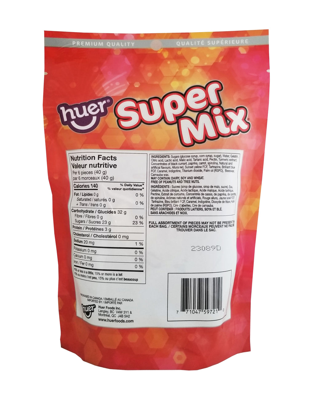 Huer Super Mix Gummies, 350g/12 oz