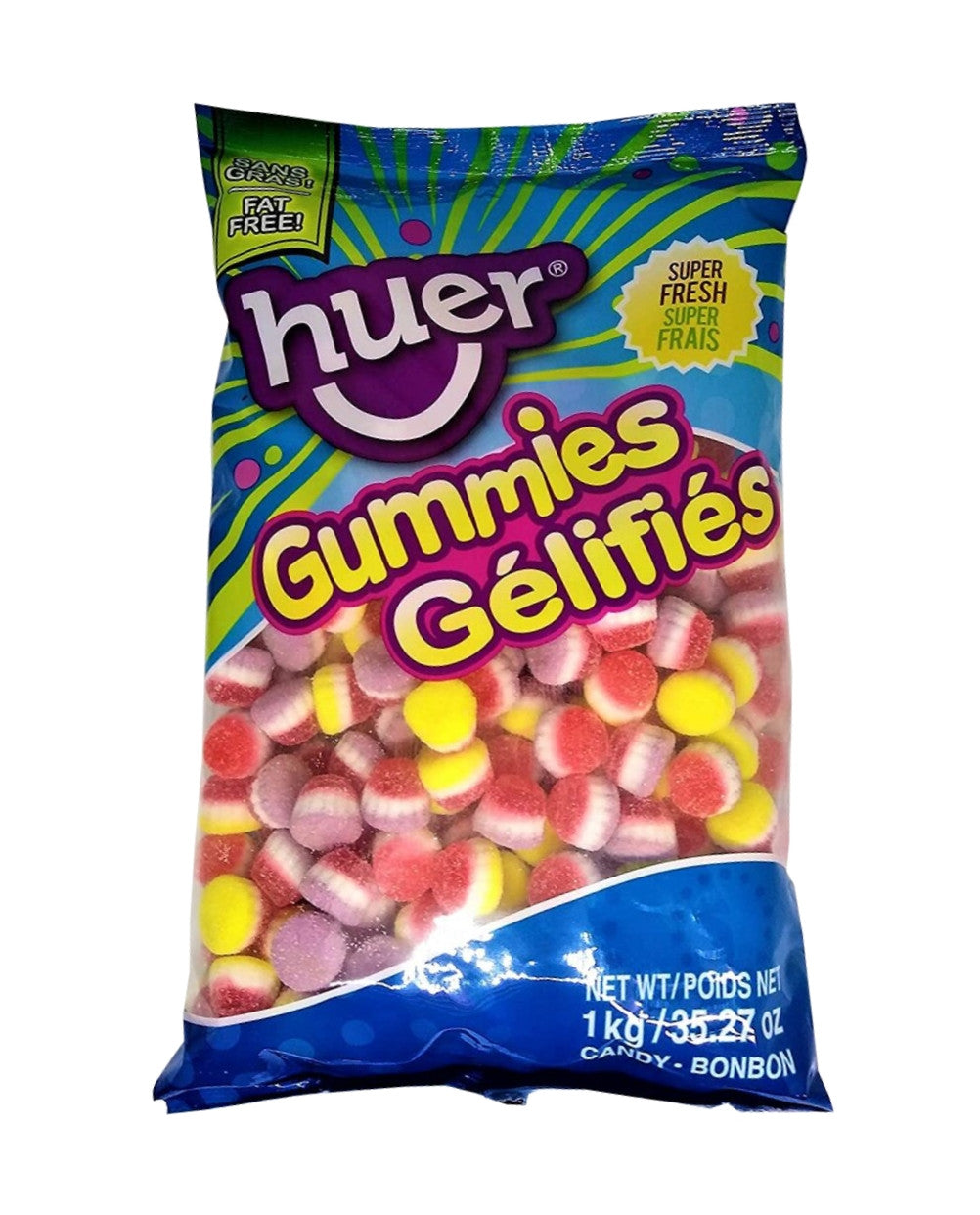 Huer Gummy Candy Cup Cakes, 1kg/2.2lb. Bag {Imported from Canada}