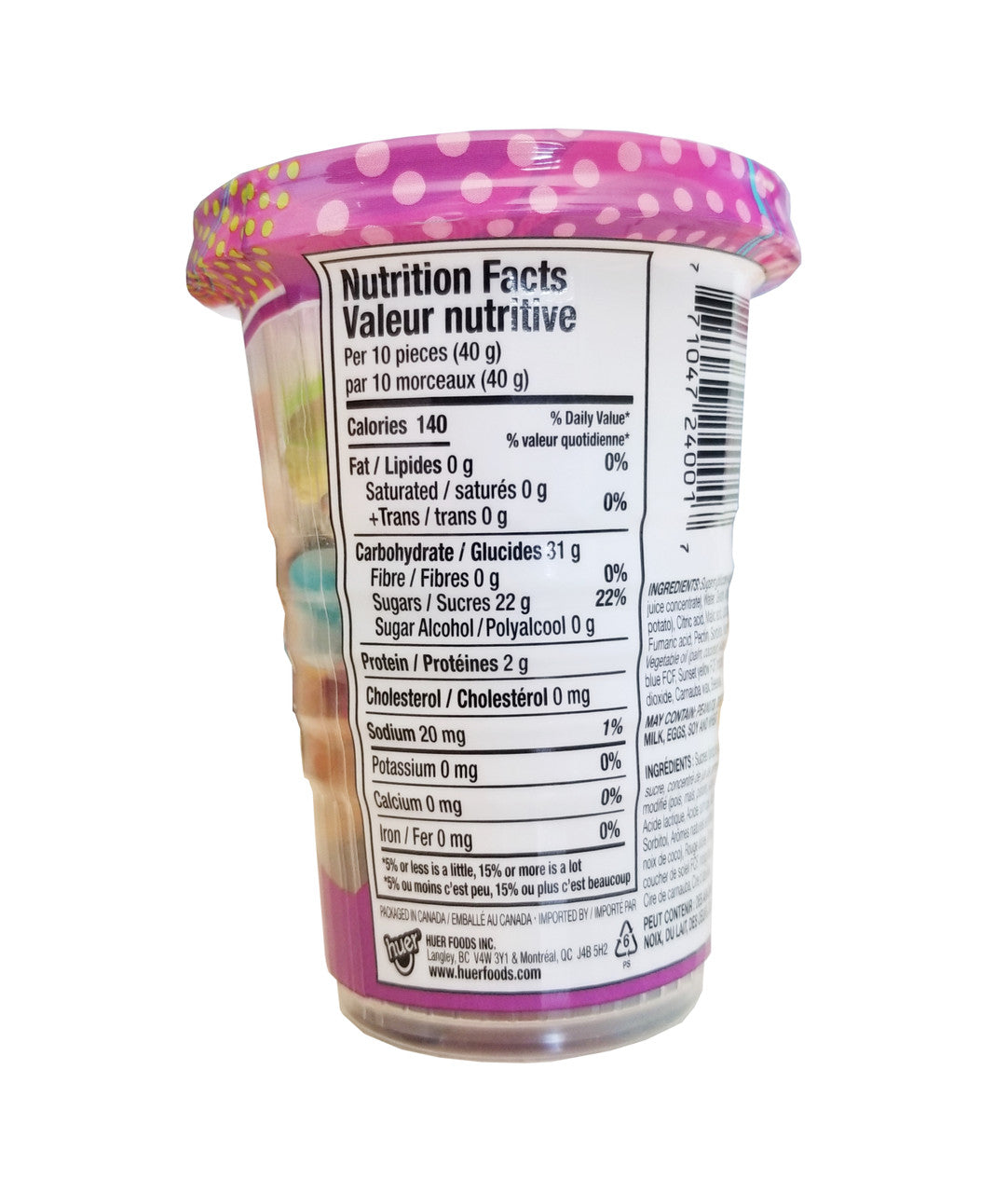 Huer Original Candy Cup, 165g/5.7 oz., {Imported from Canada}