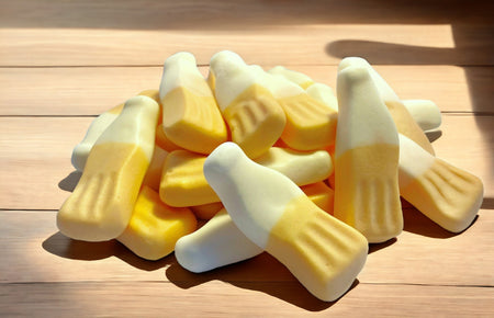 Huer Mango Frosty Gummies, 50g/1.8 oz., mango frosty gummies.