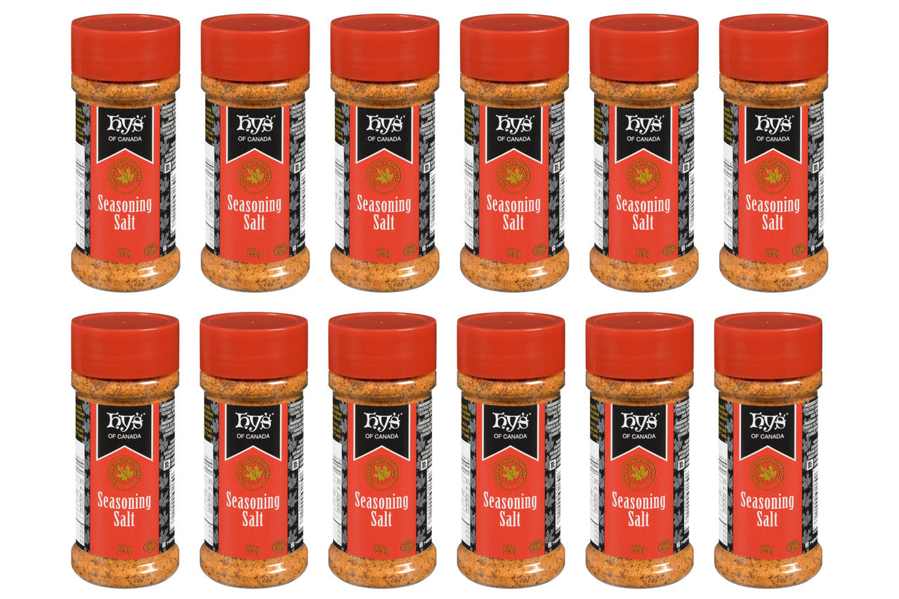 Hy's Seasoning Salt, 225g/7.93oz., 12 Pack  {Imported from Canada}
