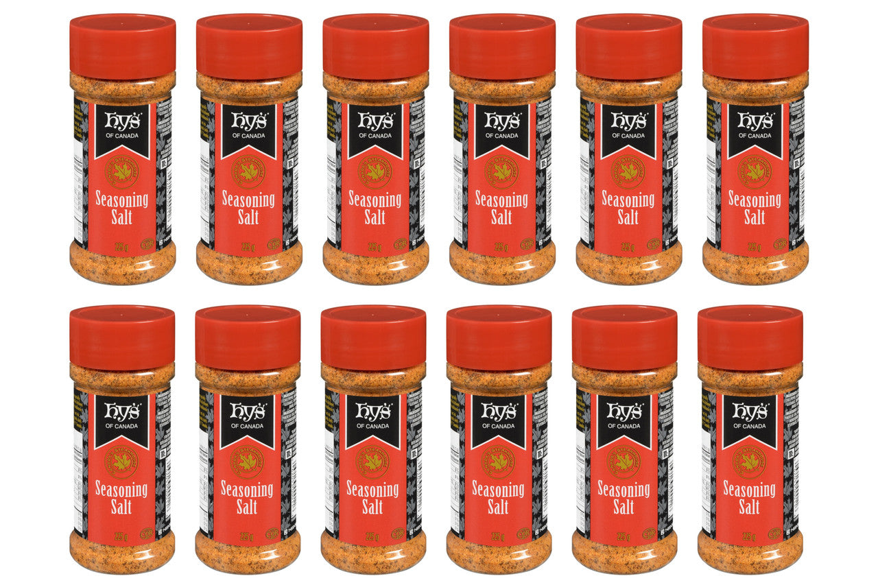 Hy's Seasoning Salt, 225g/7.93oz., 12 Pack  {Imported from Canada}