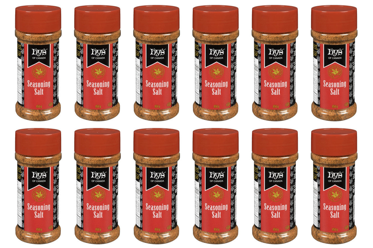 Hy's Seasoning Salt 450g/15.9oz., 12 Pack {Imported from Canada