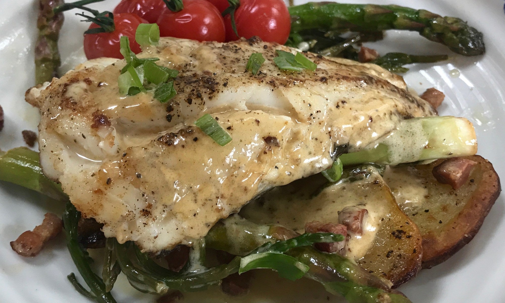 Kirkland Signature Coarse Ground Black Pepper sprinkled on fish