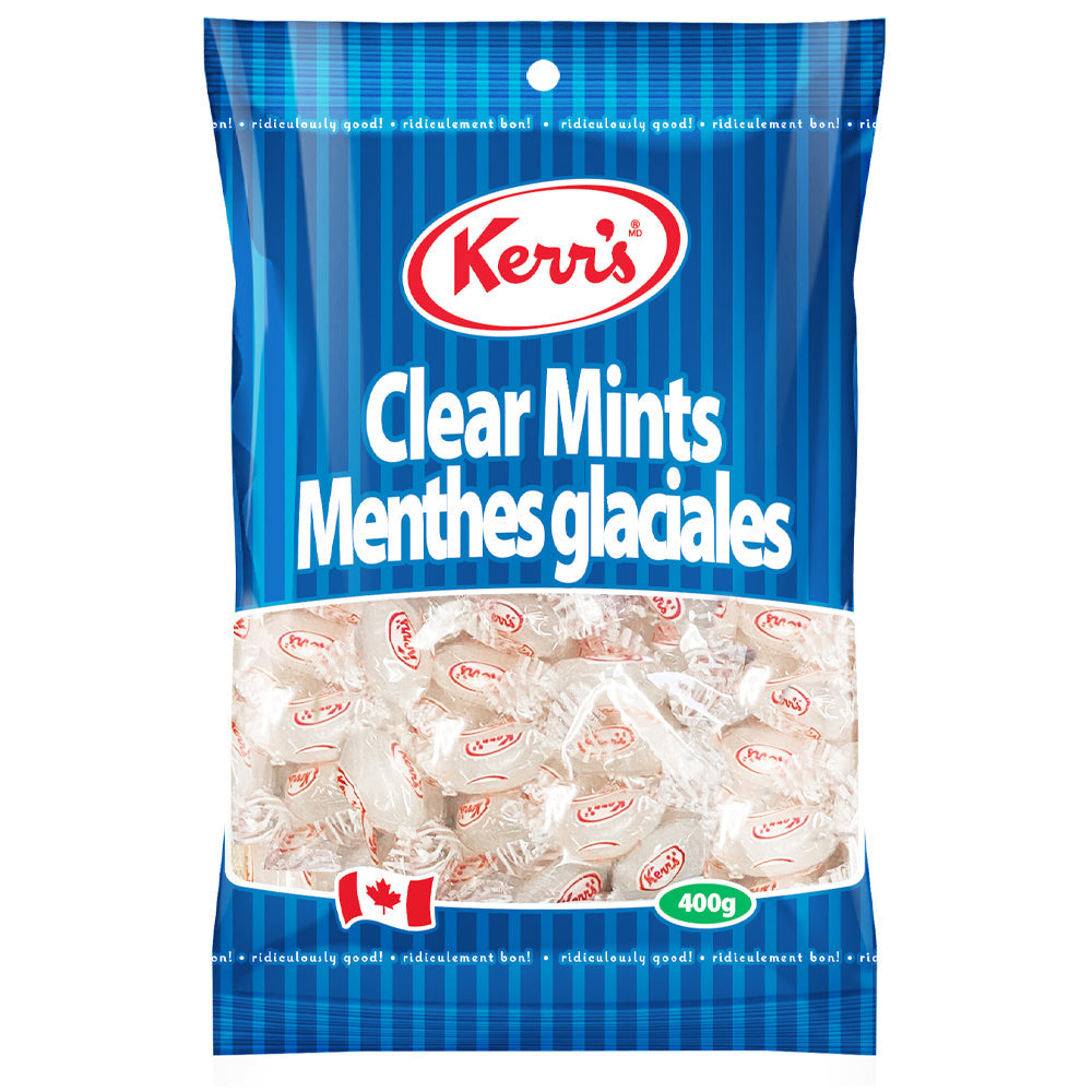 Kerr's Clear Mints, Individually Wrapped, 400g/14 oz