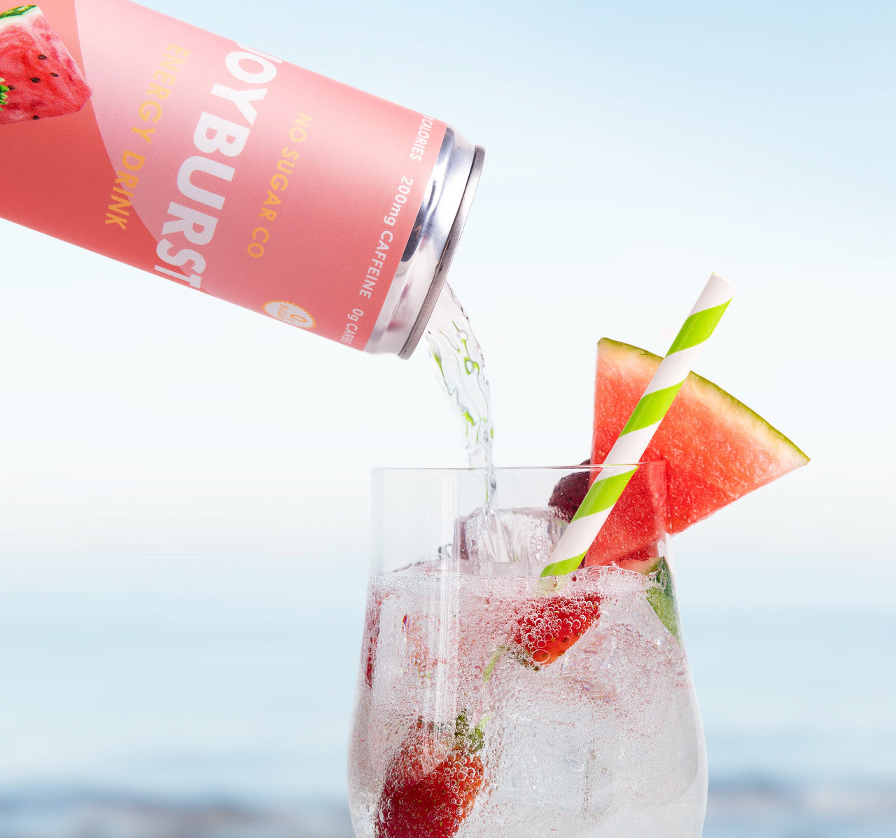 NoSugar Company Joyburst Energy Drink, Variety Pack, 12 x 355mL/12.4 oz. Cans {Imported from Canada}