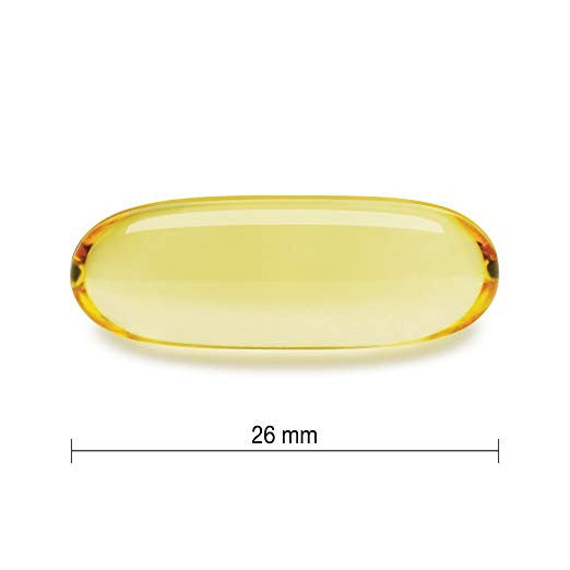 Jamieson Salmon & Fish Oils Omega-3 Complex Tablet Size