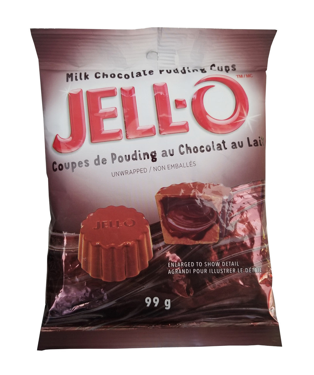 Jell-O Milk Chocolate Pudding Cups, 99g/3.5 oz. (Imported from Canada)