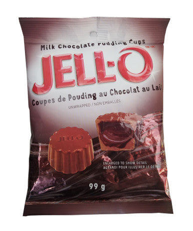 Jell-O Milk Chocolate Pudding Cups, 99g/3.5 oz. (Imported from Canada)