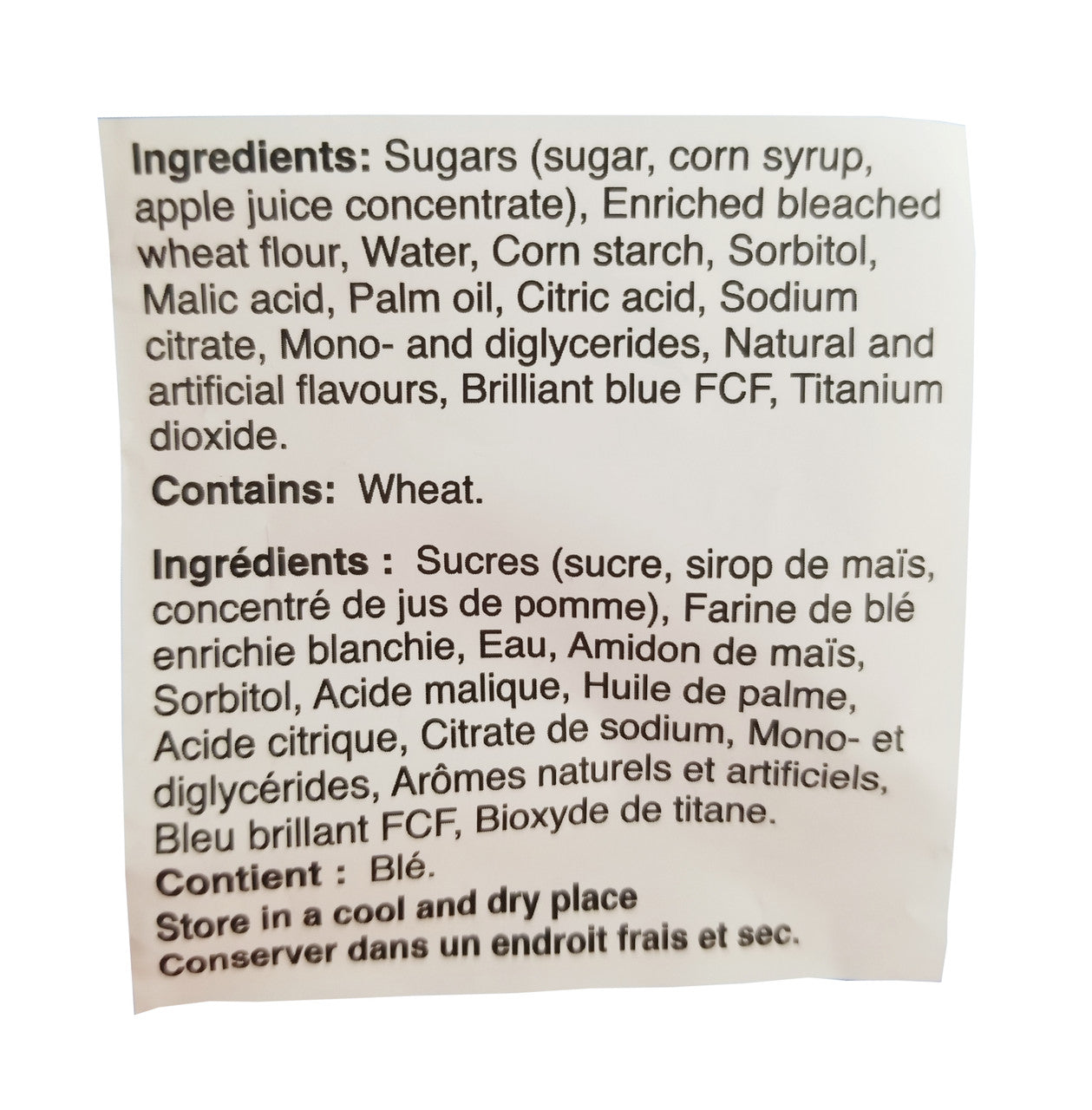 Jell-O Sour Berry Blue Candy Squares, 127g/4.5oz. (Imported from Canada)