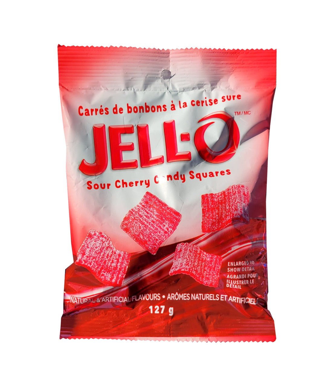 Jell-O Sour Cherry Candy Squares, 127g/4.5oz. (Imported from Canada ...