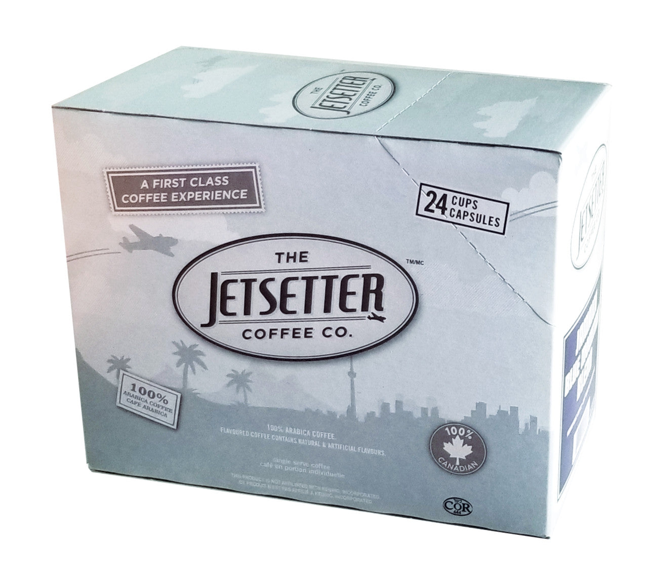 Jetsetter Jamaica Blue Mountain Blend Coffee, K-Cups, 24 Count Box {Imported from Canada}