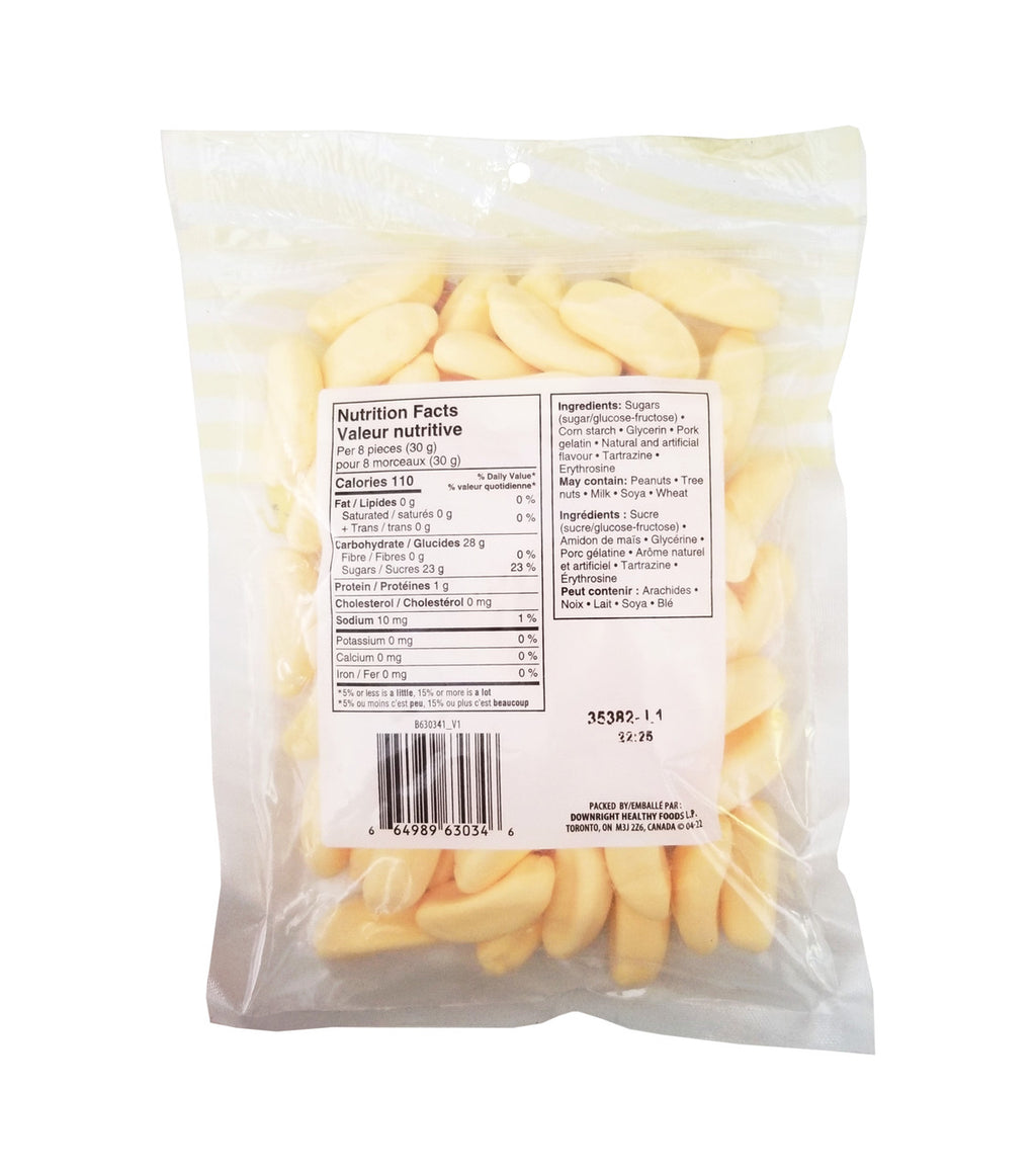 Joe's Tasty Travels Marshmallow Bananas Candy, 200g/7 oz. Bag, {Canadian}