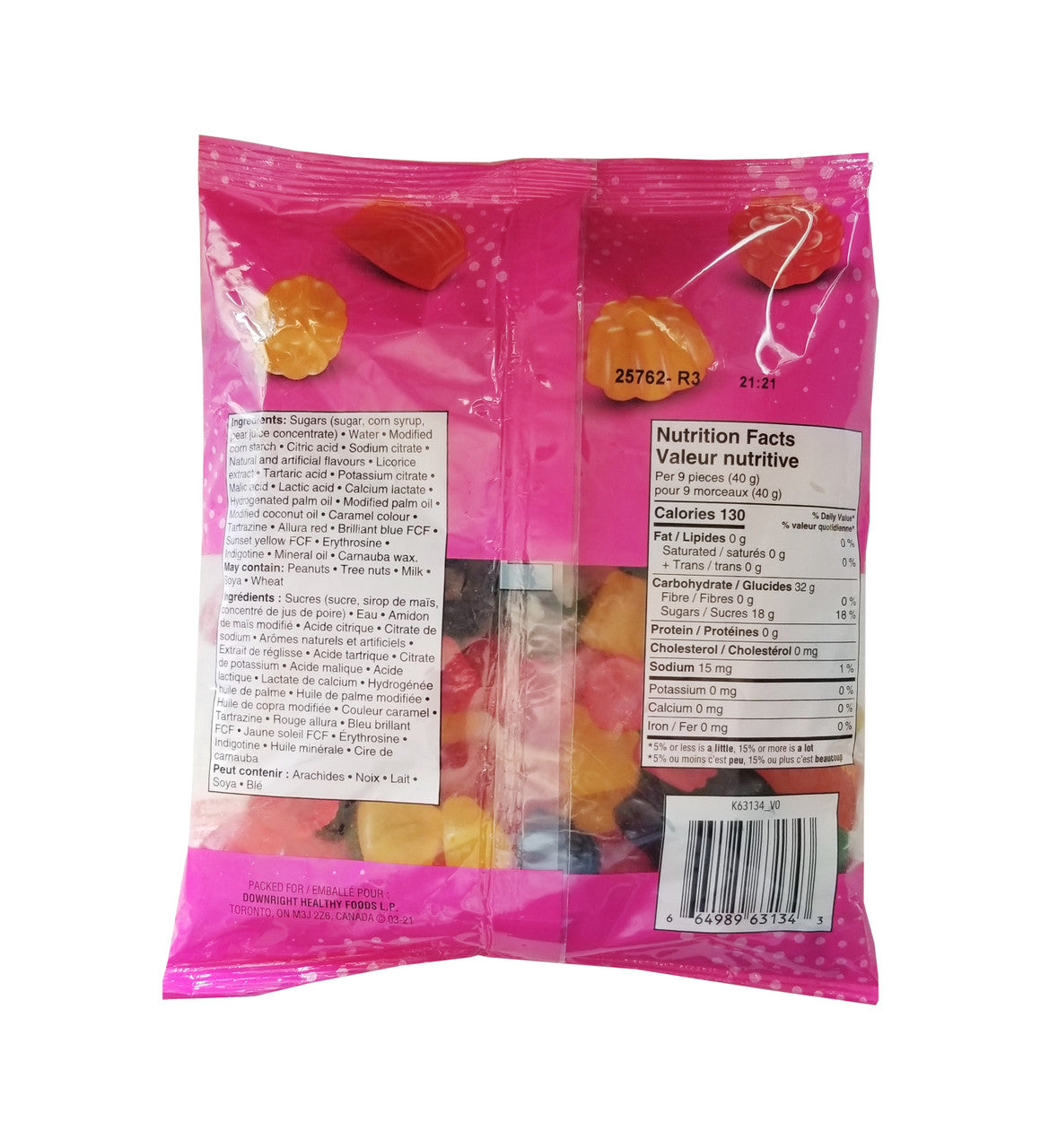 Joe's Tasty Travels, Jujubes Candy, 454g/1 lbs. Bag {Imported from Canada}