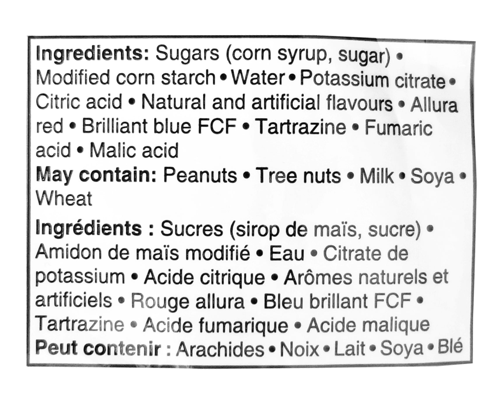 Joe's Tasty Travels, Sour Favorites Candy, 400g/14 oz. Bag {Imported from Canada}