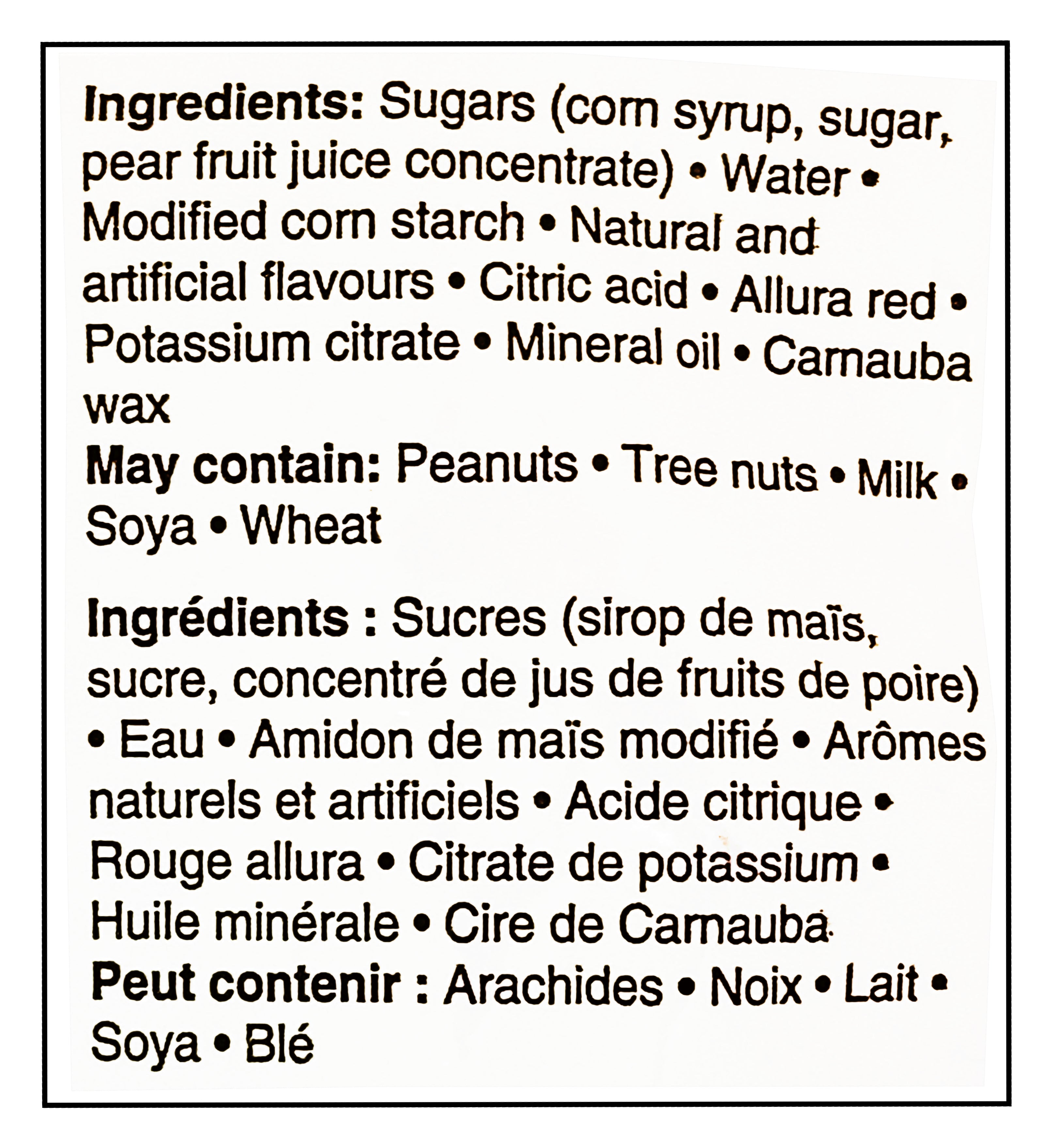 Joe's Tasty Travels High-Five's Raspberry Gummy Candy, 350g/12.3 oz