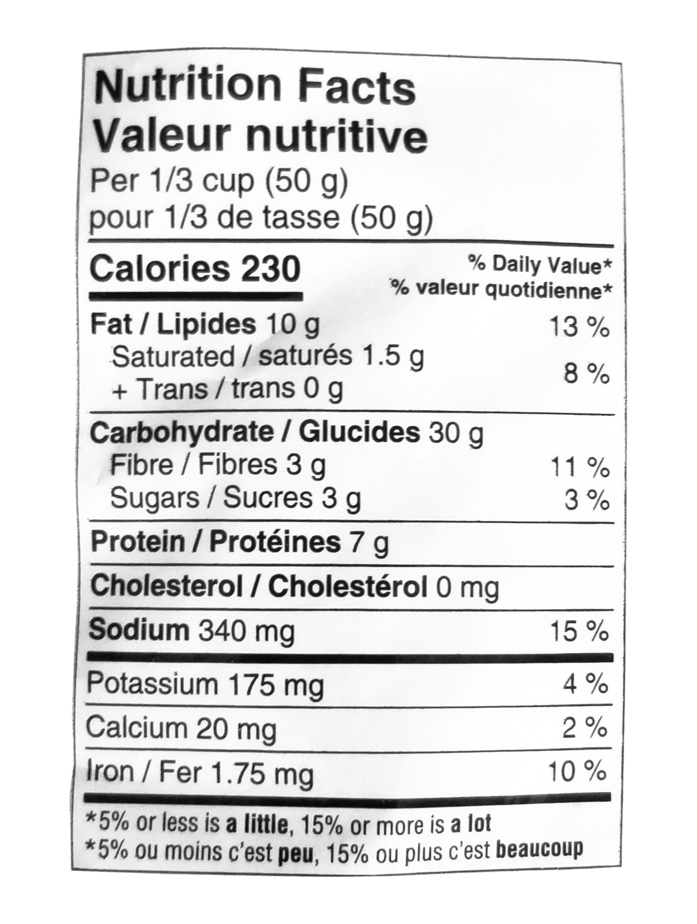 Joe's Tasty Travels Peanut Butter filled Pretzels, 250g/8.75 oz. Bag Nutrition Facts