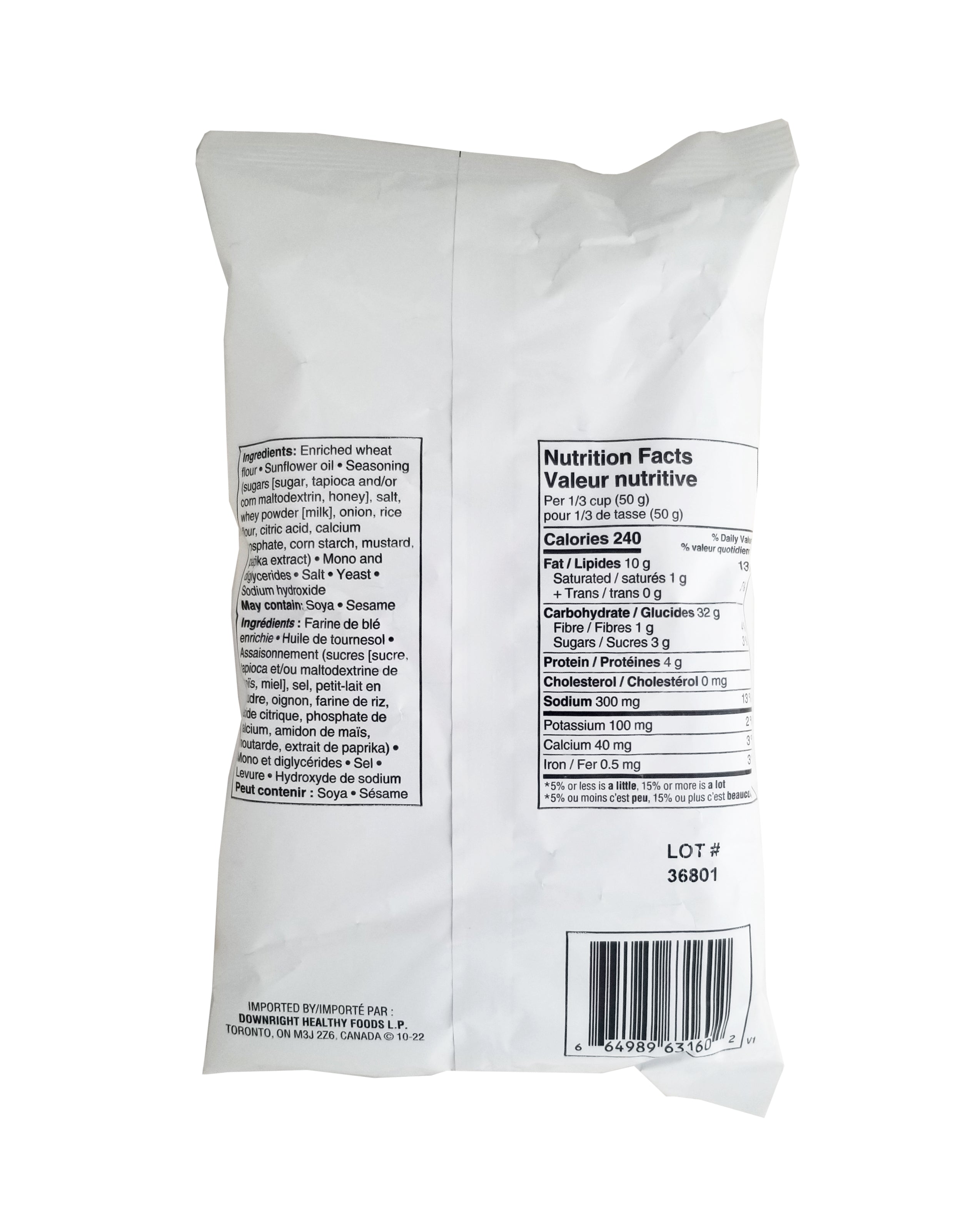 Joe's Tasty Travels Honey Mustard Flavored Pretzel Pieces, 150g/5 oz. Bag