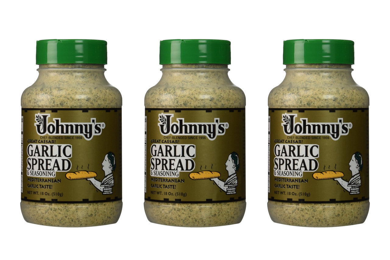 Johnny's Garlic Spread & Seasoning, 510g/18oz (3pk) {Imported from Canada}
