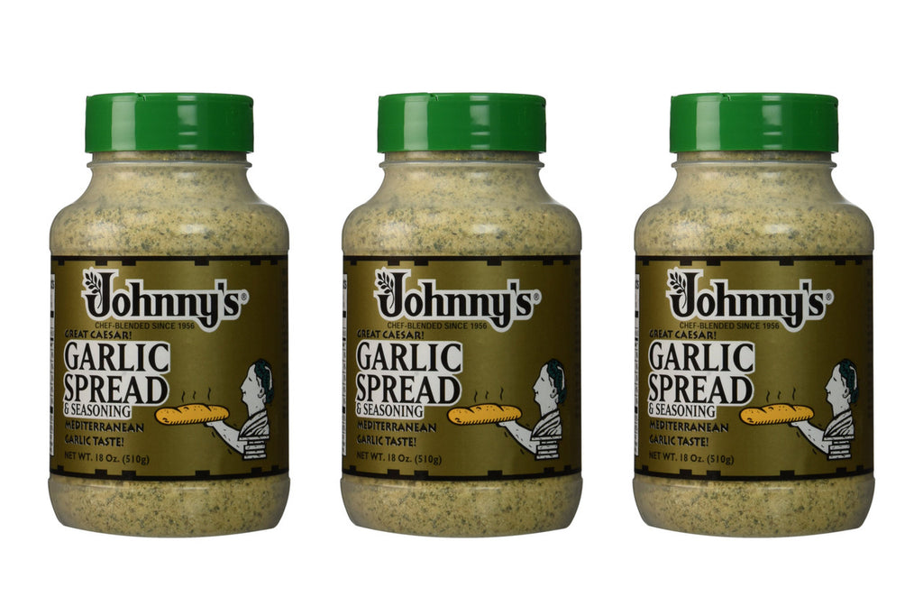 Johnny's Garlic Spread & Seasoning, 510g/18oz (3pk) {Imported from Canada}