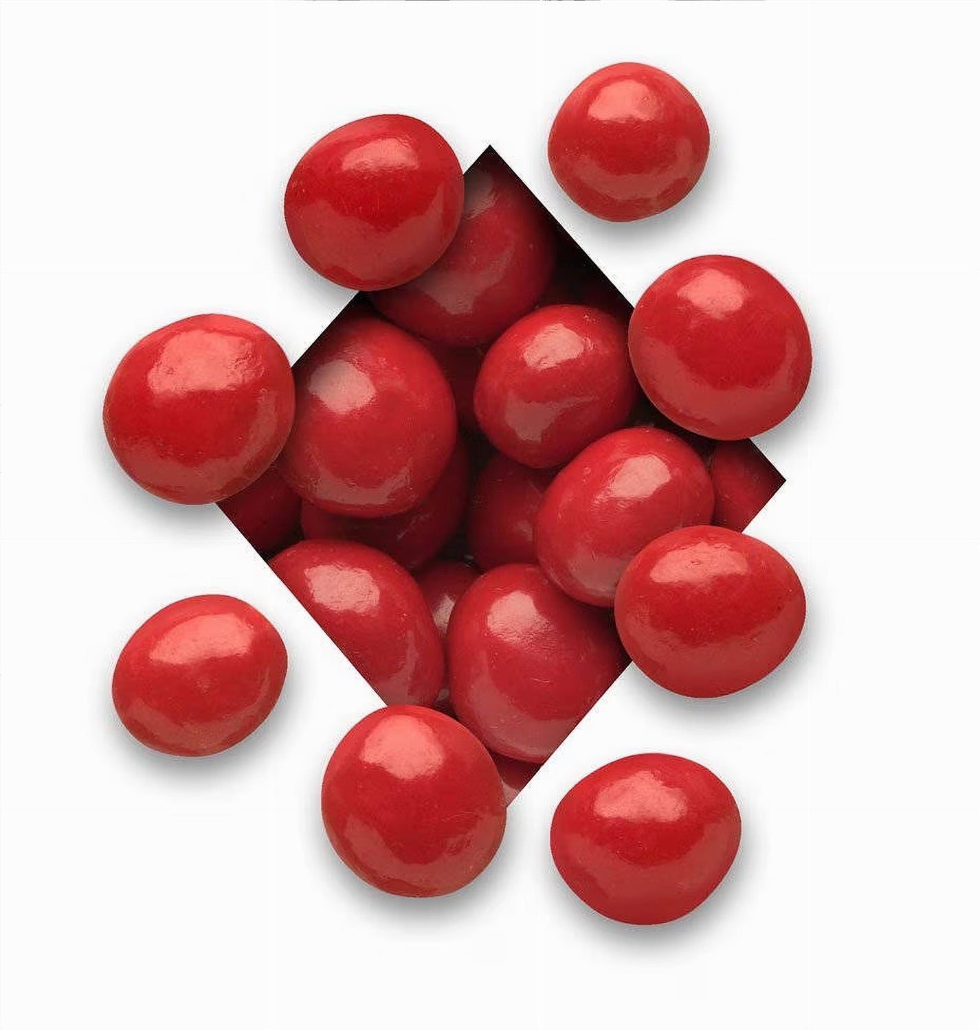 John Vince Foods Sour Cherries close-up — chewy tangy gummy cherry candy