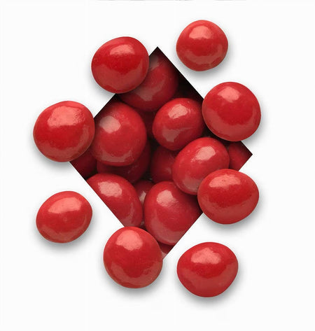 John Vince Foods Sour Cherries close-up — chewy tangy gummy cherry candy