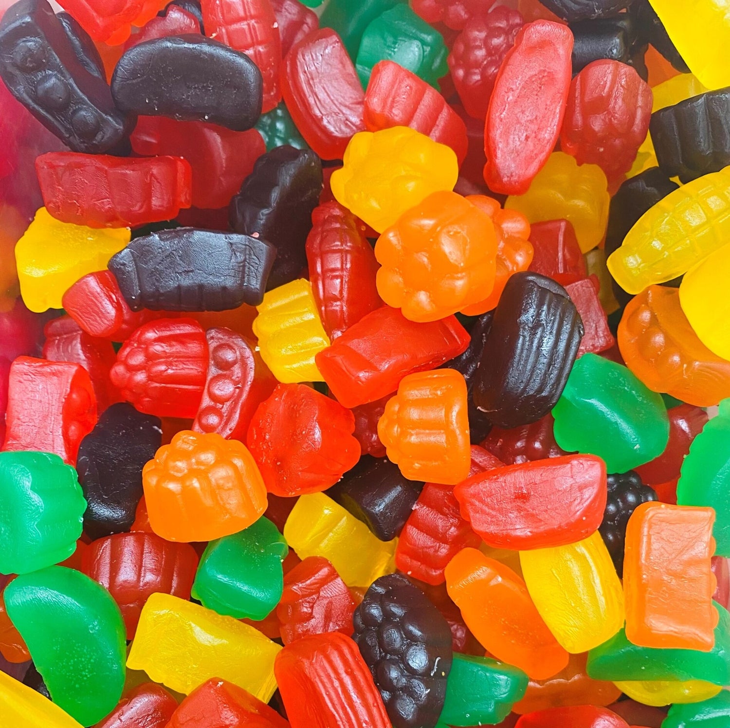 John Vince Foods Jubes close-up — soft fruit-flavored jujube candy, Canadian product