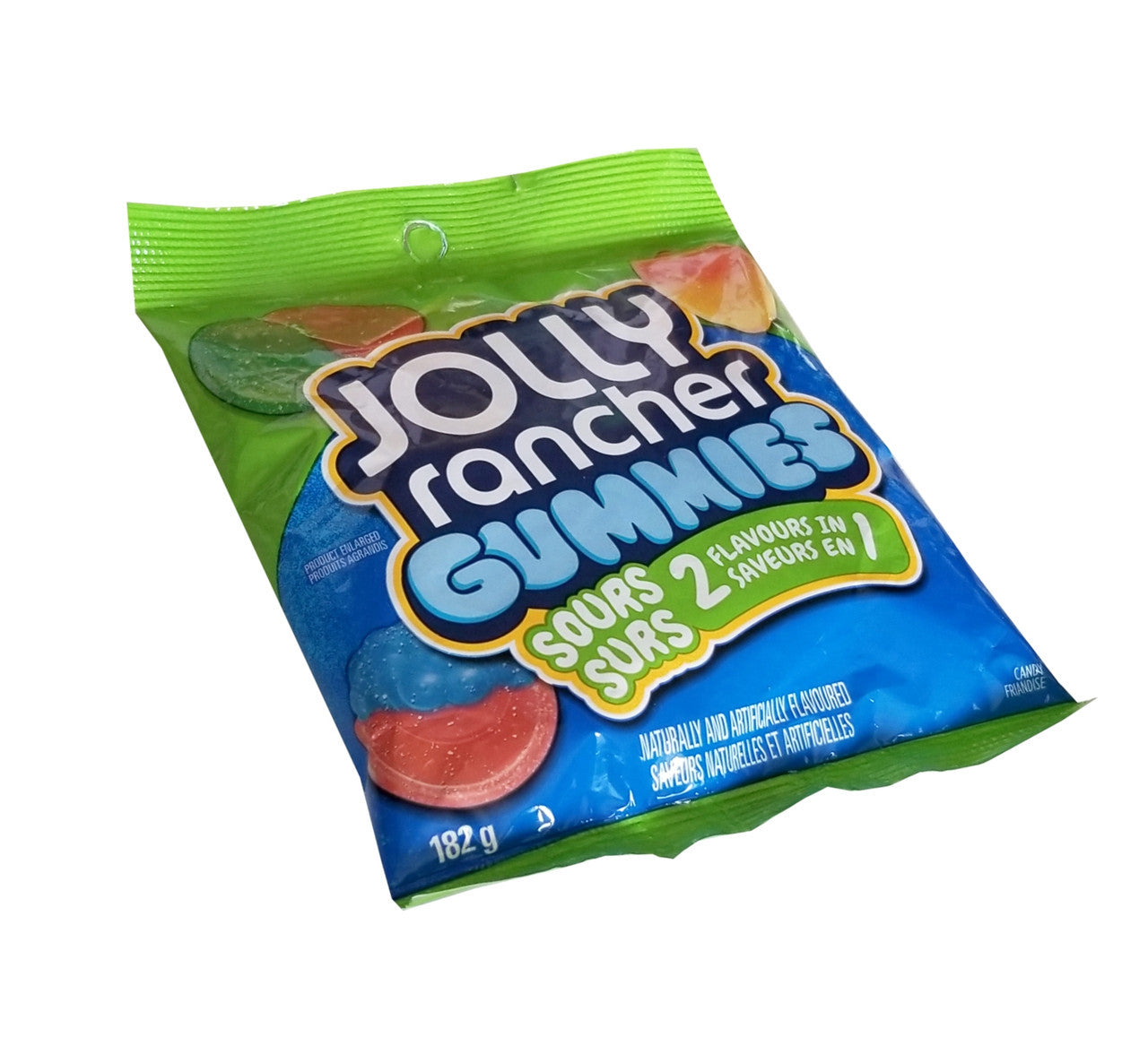 Jolly Rancher Gummies Sours 2 in 1, 182g/6.4oz. (Imported from Canada)