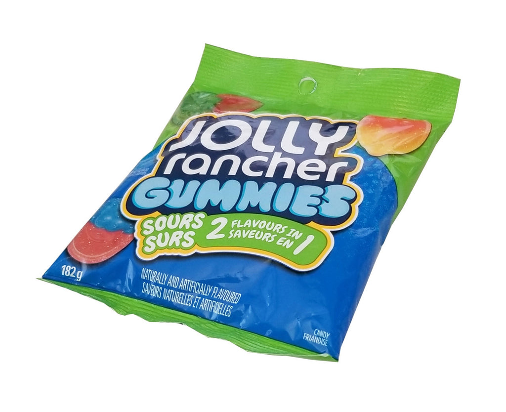 Jolly Rancher Gummies Sours 2 in 1, 182g/6.4oz. (Imported from Canada)