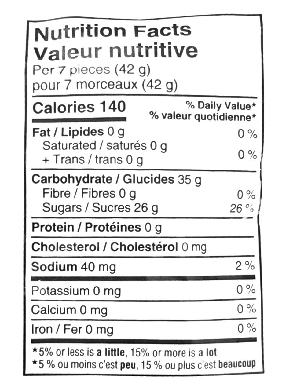 Jolly Rancher Gummies Sours 2 in 1, 182g/6.4oz. (Imported from Canada)