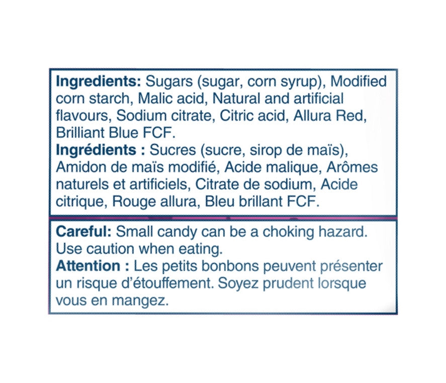 Jolly Rancher Gummies Sours, Berries Flavors, 182g/6.4 oz. Bag Ingredients