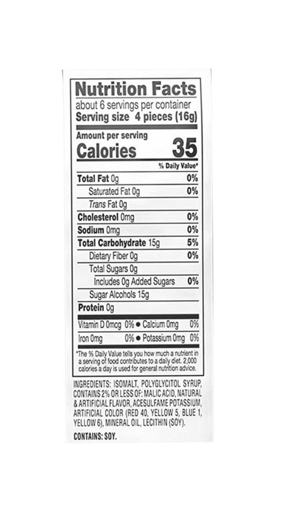 Jolly Rancher Zero Sugar Hard Candy, Assorted Flavors, 102g/3.6 oz. {Imported from Canada}