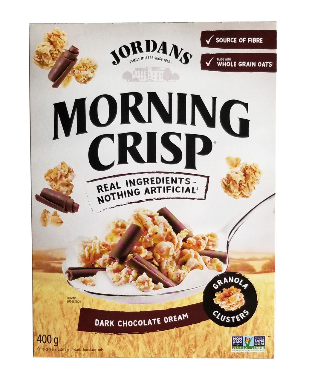 Jordans Morning Crisp Cereal, Dark Chocolate Dream, 400g/14 oz. Box(Imported from Canada)