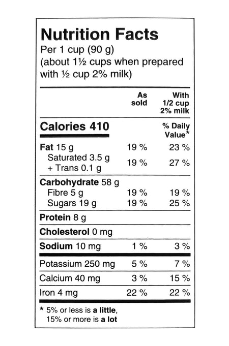 Jordans Morning Crisp Cereal, Dark Chocolate Dream, 400g/14 oz. Box(Imported from Canada)