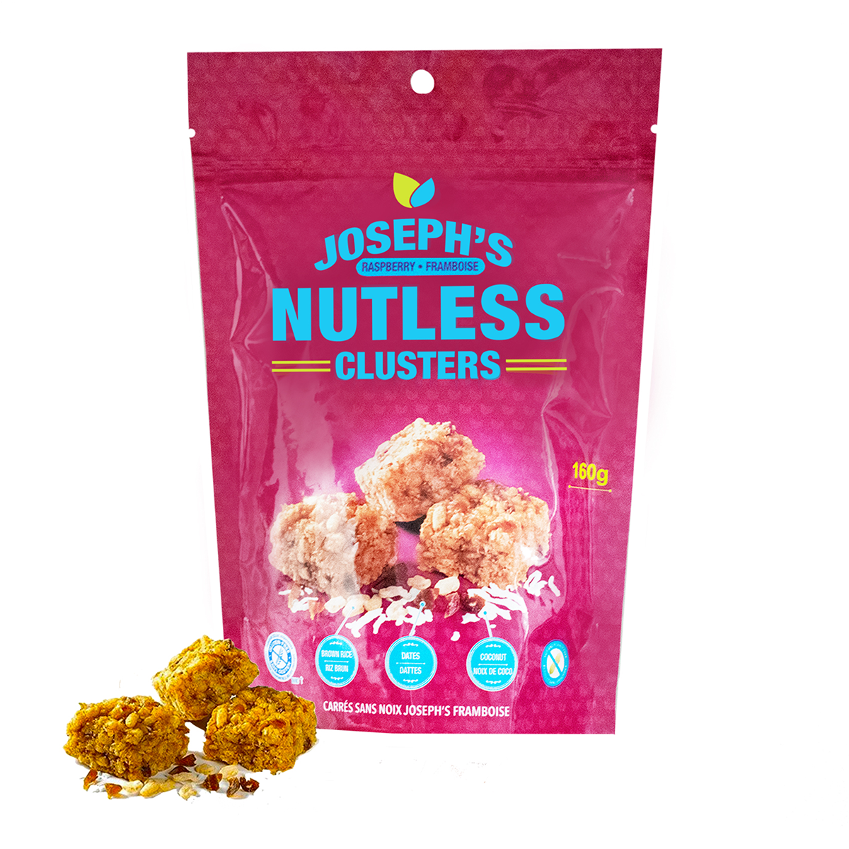 Joseph's Raspberry Nutless Clusters– 160g (5.6 oz) Bag