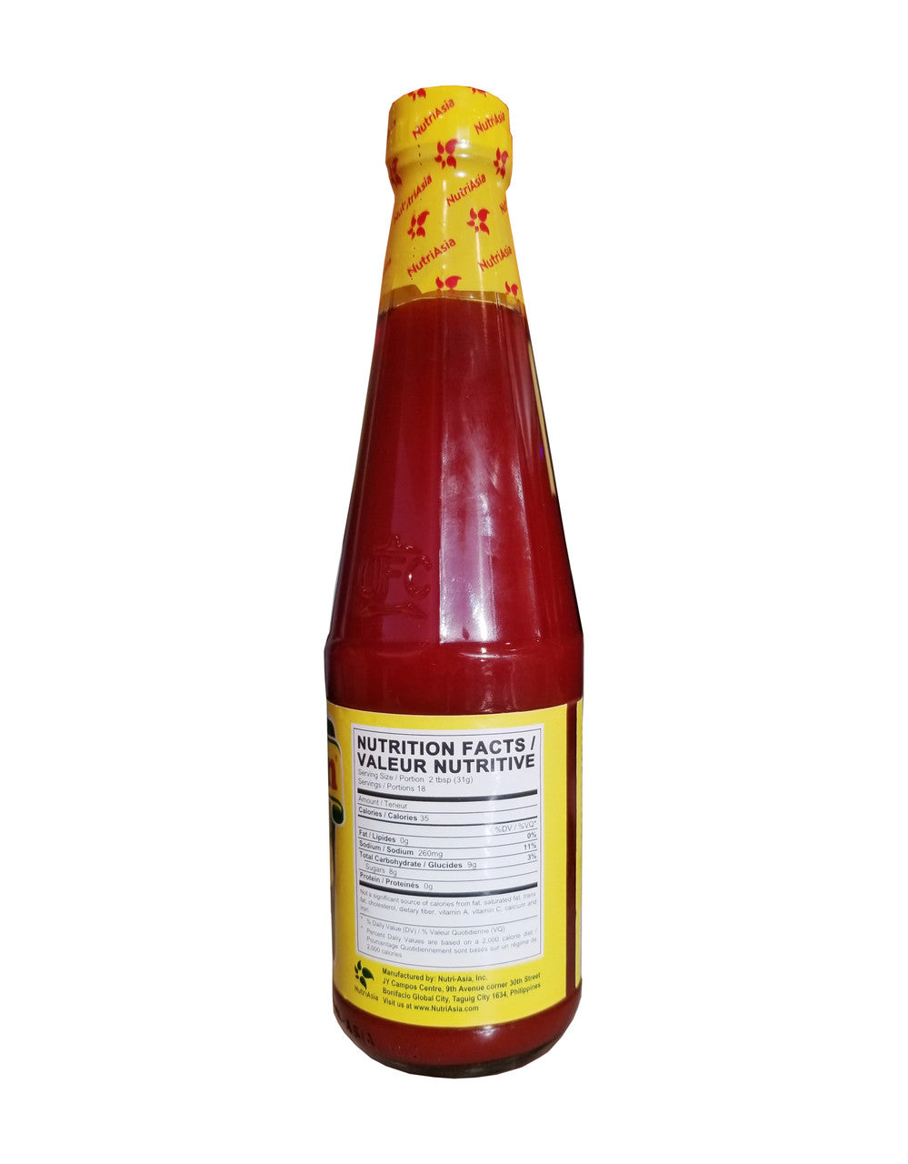 Jufran Banana Sauce Mild 560g/19.76 oz. Tomato-Less Ketchup {Imported from Canada}