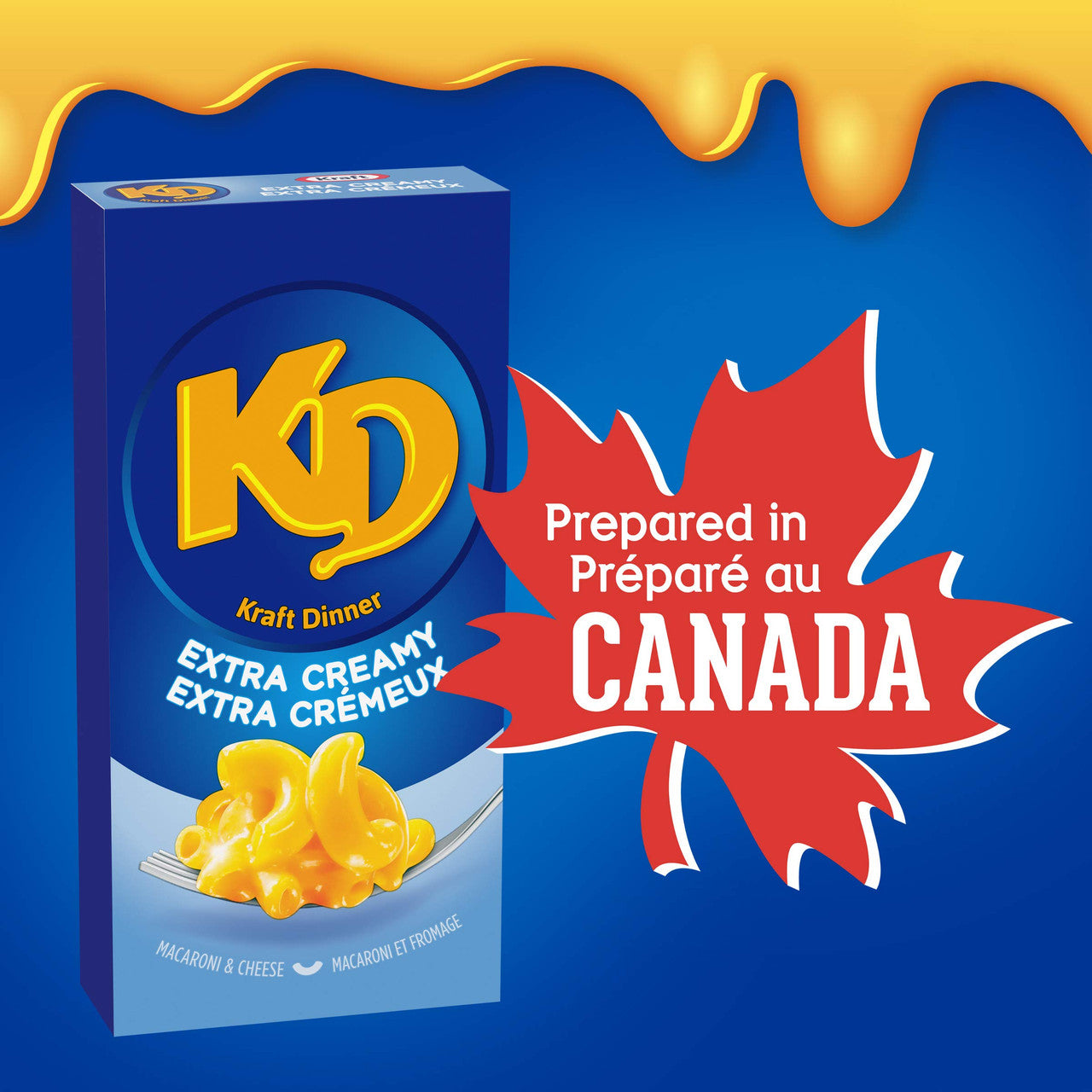 KD Kraft Dinner Extra Creamy Mac & Cheese 200g/7.1 oz - Canada