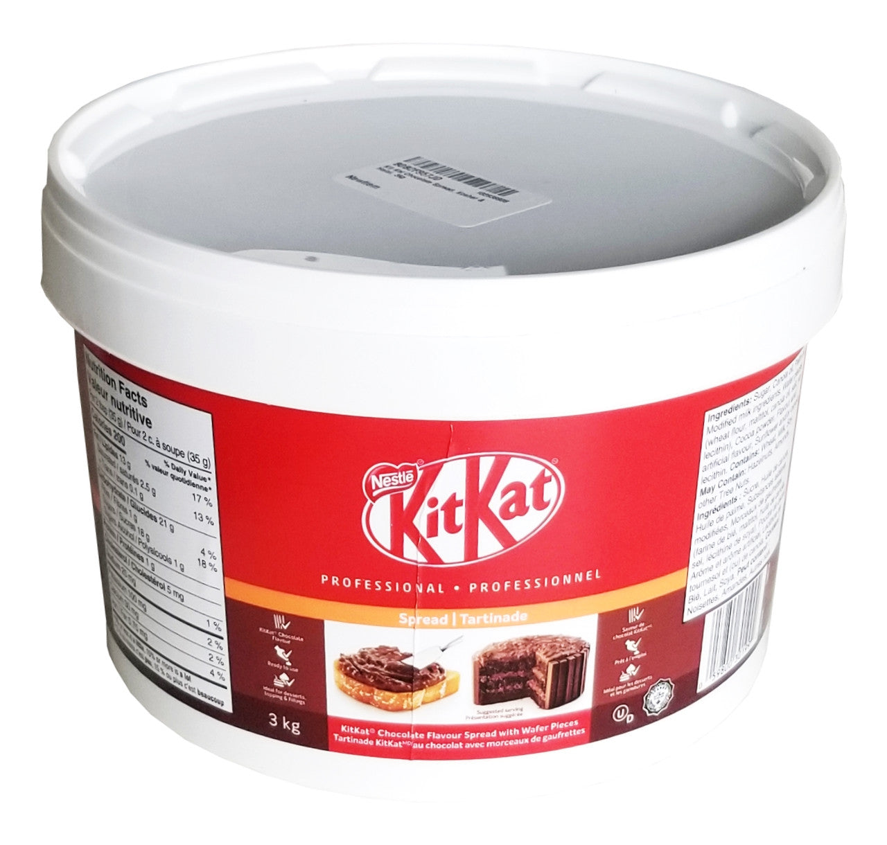 Nestle Professional KitKat Chocolate Spread, 3kg/6.5 lbs., {Imported from Canada}