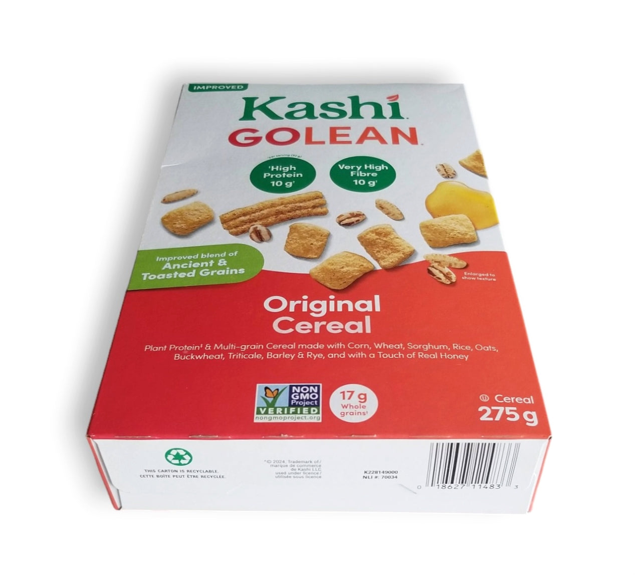 Kashi Go Lean Cereal, Non-GMO, 275g/9.6 oz.
