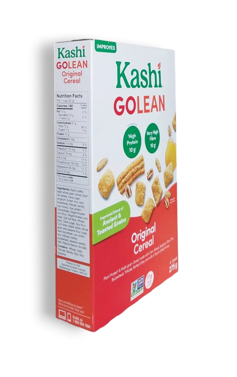 Kashi Go Lean Cereal, Non-GMO, 275g/9.6 oz.