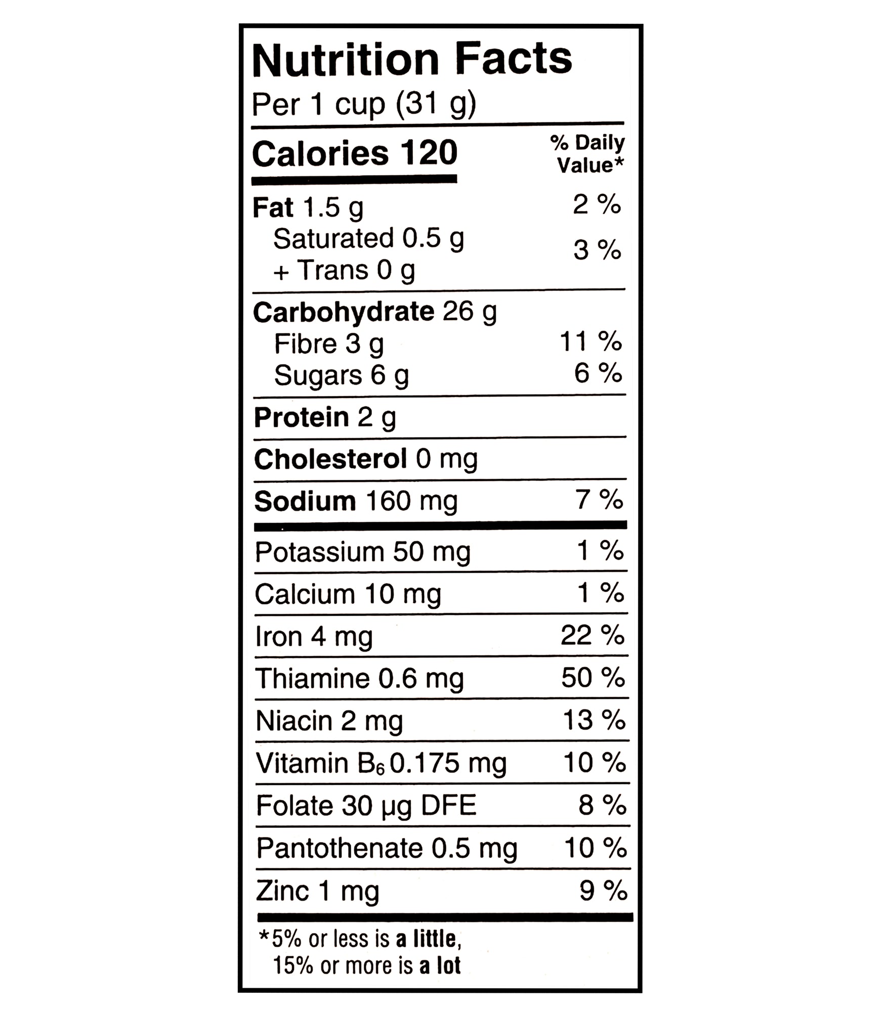 Kellogg's Froot Loops Less Sugar 250g nutrition facts panel