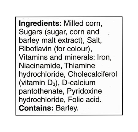 Kellogg's Frosted Flakes Cereal 355g -  Ingredients 