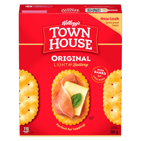 Kellogg's Town House Original Crackers, 391g/13.7 oz. Box