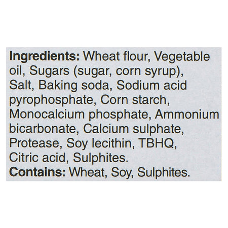 Kellogg's Town House Original Crackers, 391g/13.7 oz. Box Ingredients