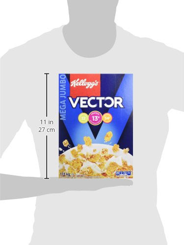 Kellogg's Vector Meal Replacement Cereal, 1.13 Kg/2.5lbs Box Size