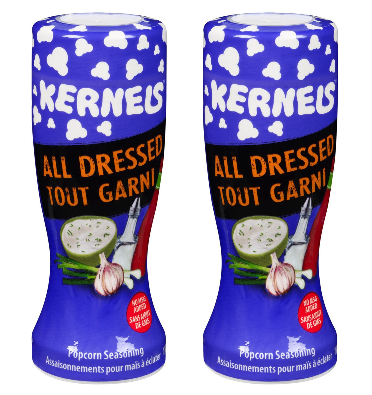 Kernels Popcorn Seasoning All Dressed, 110g (2 Pack) (Imported from Canada)