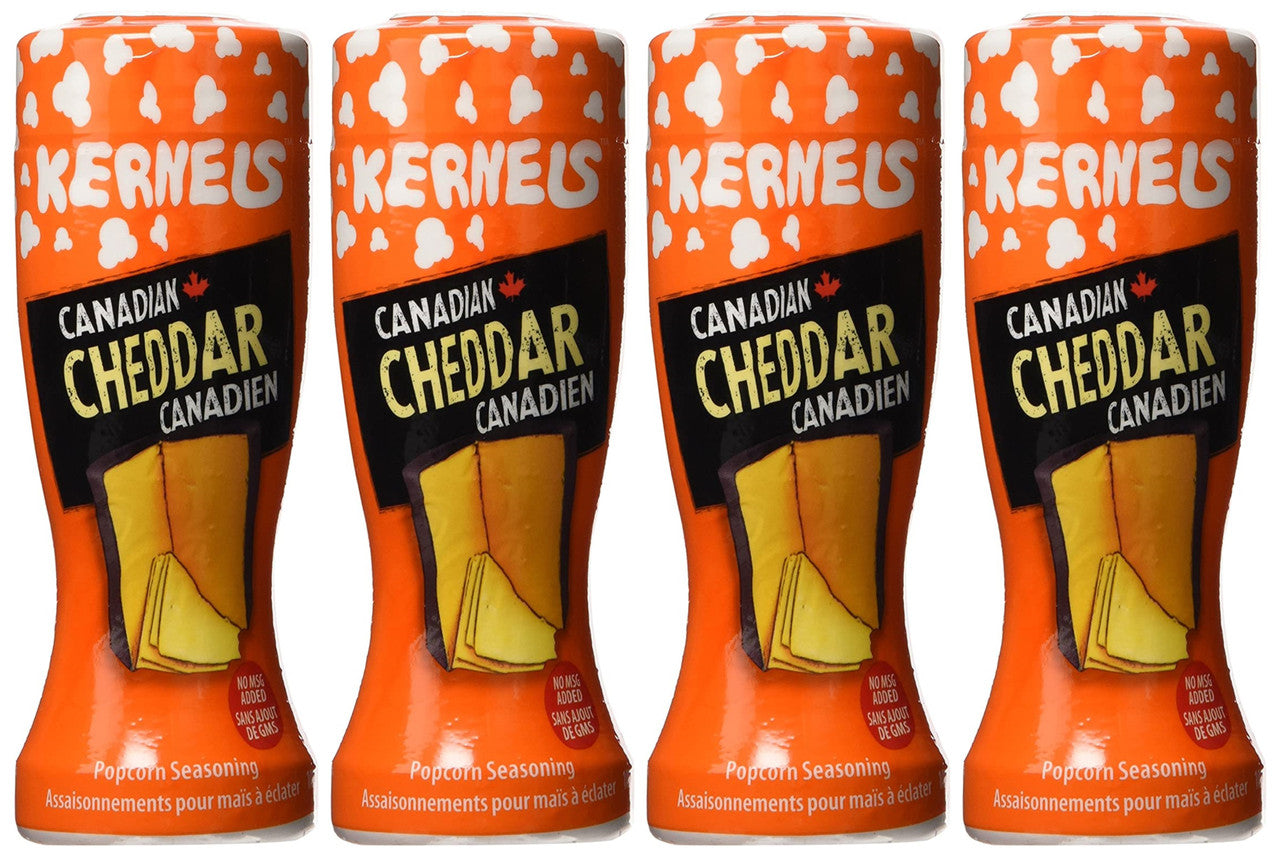 Kernels Popcorn Seasoning Canadian Cheddar 100g/3.5 oz., (4pk) (Canadian)