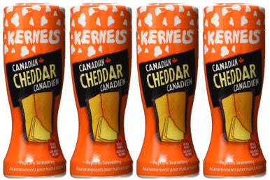 Kernels Popcorn Seasoning Canadian Cheddar 100g/3.5 oz., (4pk) (Canadian)