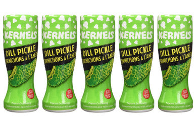 Kernels Dill Pickle Popcorn Seasoning, 110g (5 Pack) (Imported from Canada)
