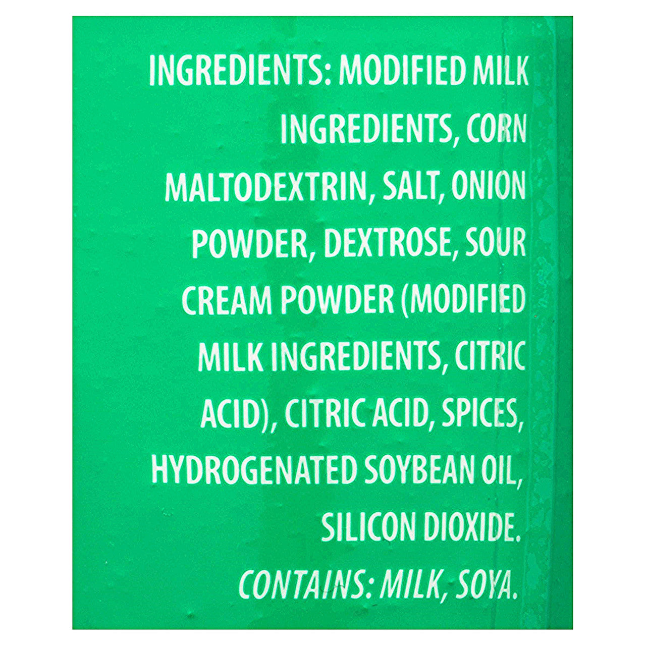 Kernels Sour Cream and Onion Popcorn Seasoning 100g Ingredients